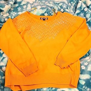 Mustard Embellished Sweater